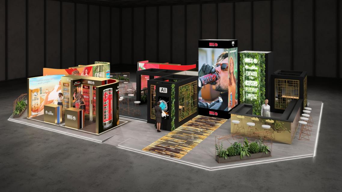 2024 | Hell Messestand | Paris | SIAL | 3D-Visualisierung 2024 Hell Stand Paris 3D-Visualisierung