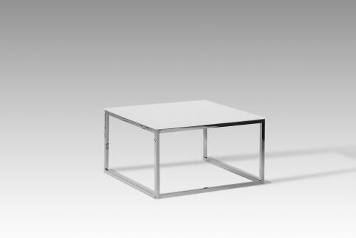 chrome U-legged cafe table chrome U-legged cafe table