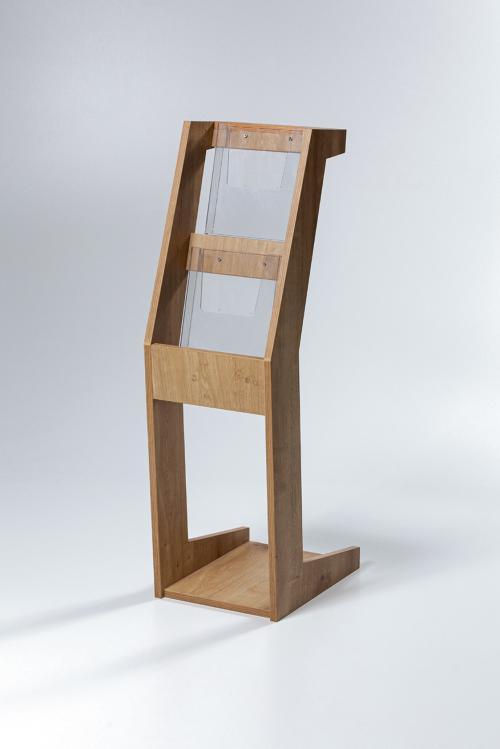 eiche prospekthalter eiche prospekthalter