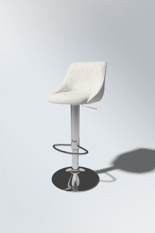 Rhombus white bar stool Rhombus white bar stool